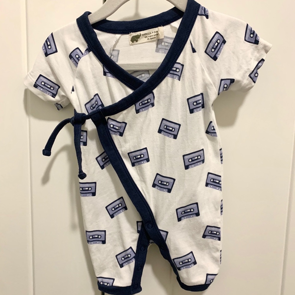 Monica + Andy cassette tape romper